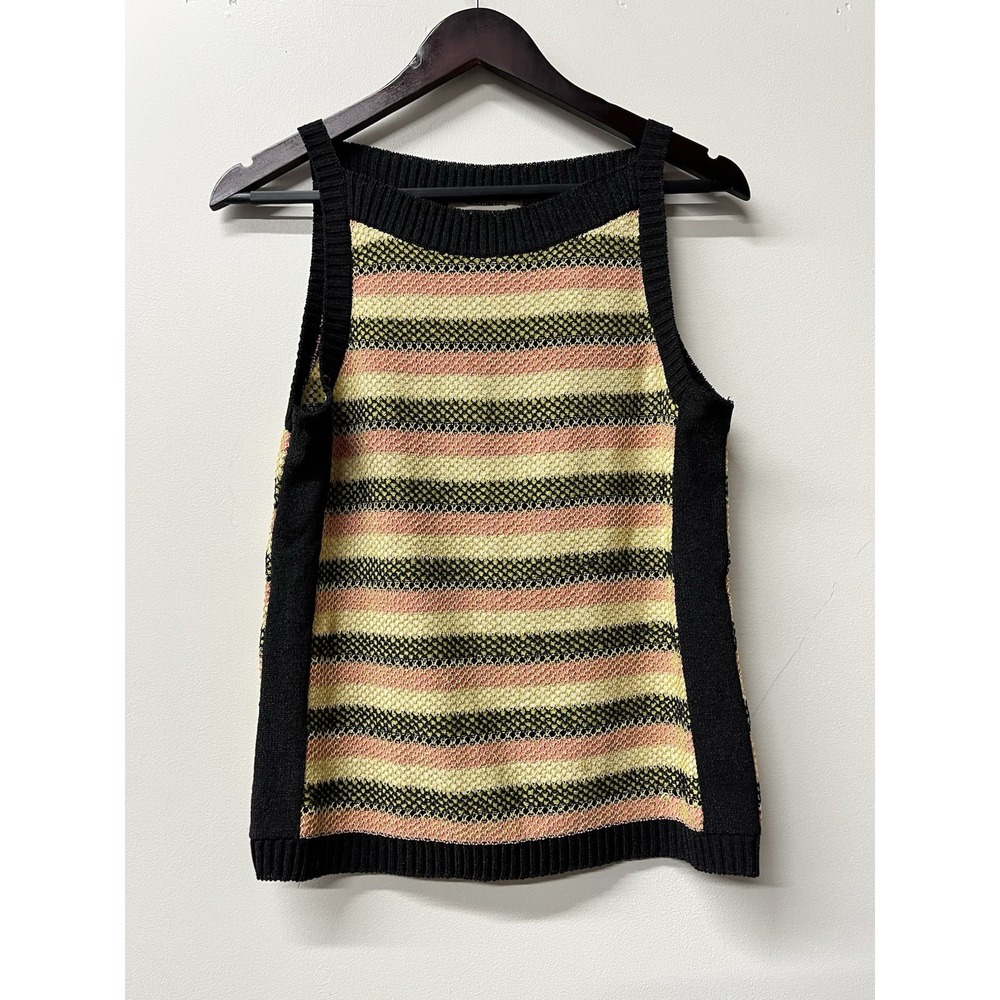 Aldomartins Marbella Knit Geo Tank Top Colorful Shirt Womens XS